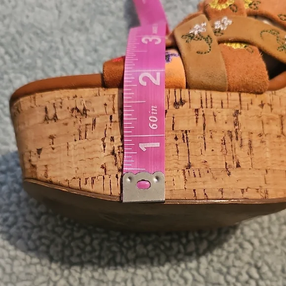 Free People Embroidered Platform Sandals - Multicolor - Picture 9 of 11